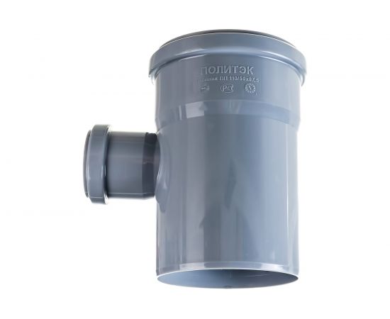 Тройник ПОЛИТЭК 110х50/87.5 град. 201587 – изображение 2