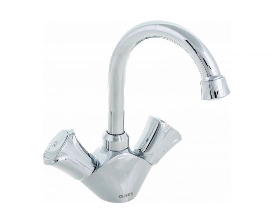 Смеситель для раковины с поворотным изливом OLIVES VASCO 27110VS – изображение 2