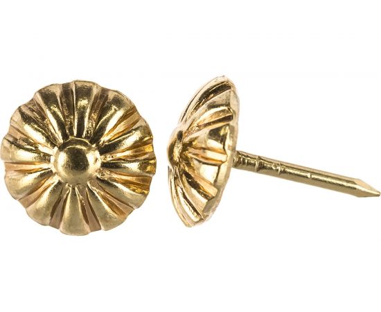 Мебельный гвоздь ЕВРОПАРТНЕР 548 WH латунь 30 шт. 13 7280 1 – изображение 2