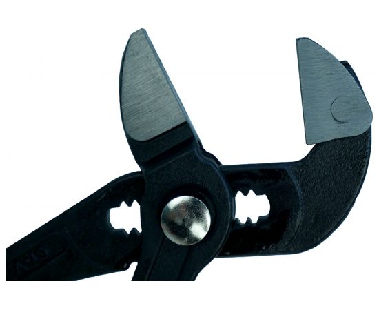 Переставные клещи Sturm 250мм, КНОПОЧНАЯ фиксация, подвижная губка, пвх рукоятка,St 1020-06-C250 – изображение 3