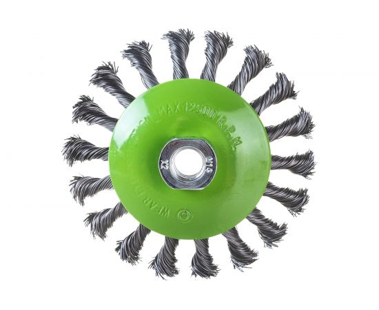 Щетка крученая конусная 115 мм для УШМ Дело Техники 275315 – изображение 3