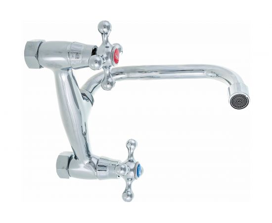 Настенный смеситель для кухни FRAP F4708 1/2, крест верхний 518861 – изображение 3