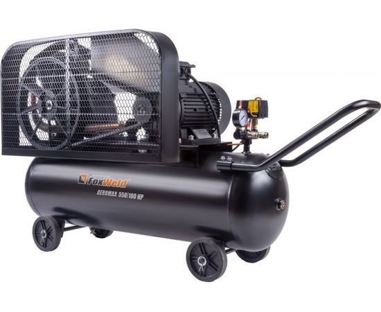 Масляный ременной компрессор FOXWELD AEROMAX 550/100 HP 7069 – изображение 3