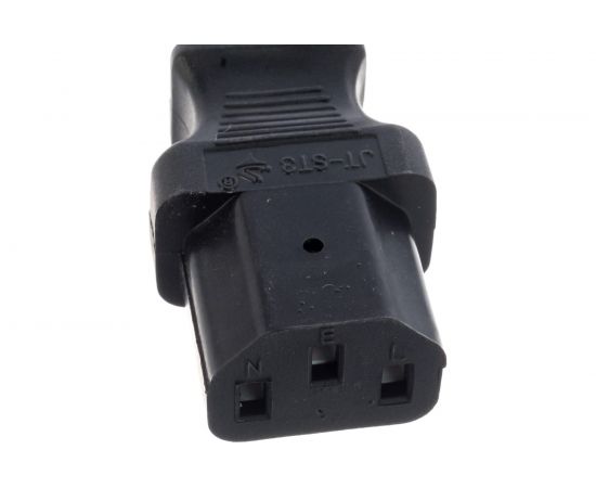 Сетевой шнур REXANT, угловая евровилка - евроразъем С13, кабель 3x1,5кв.мм, длина 0,5м 11-1136 – изображение 4