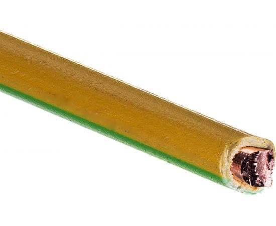 Провод ОРЕОЛ ПуВ нг А LS 1х6,0 желто-зеленый 50м 83261 – изображение 4