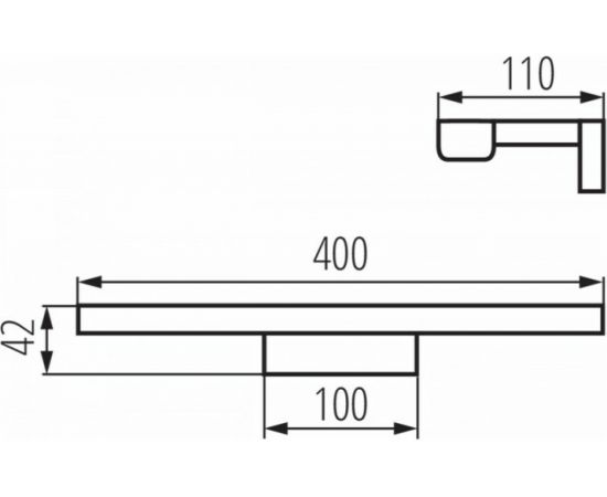 Светодиодный настенный влагозащищенный светильник для зеркала KANLUX ASTEN LED IP44 8W NW-B/ 26683 – изображение 4