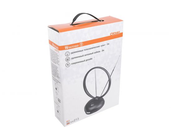 Комнатная антена СИГНАЛelectronics DVB-T2 и ДМВ+МВ активная Сигнал SAI 213 23485 – изображение 5
