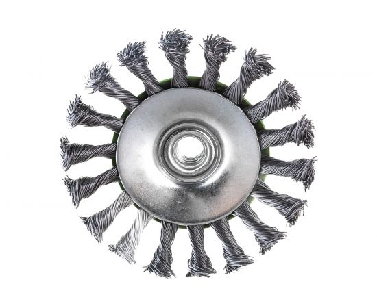 Щетка крученая конусная 115 мм для УШМ Дело Техники 275315 – изображение 5