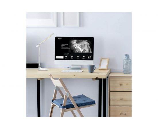 Настольный диммируемый светильник Gauss модель GTL204 10W 550lm 2700-6500K 170-265V белый + ночник LED GT2041 – изображение 6