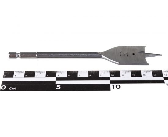 Сверло перовое по дереву (34 мм; шестигранный хвостовик) vertextools 1133-34 – изображение 6