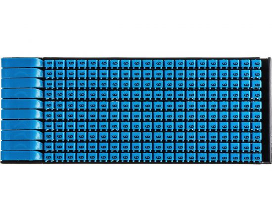 Маркер для кабеля сечением 0,5-1,5 мм DKC символ 6, 200шт MKF6S1 – изображение 7