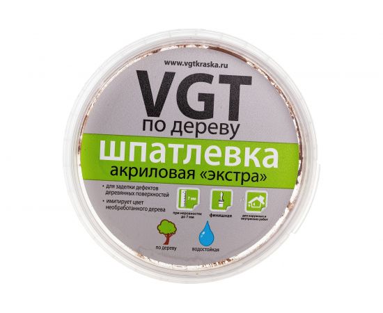 Шпаклевка по дереву Экстра Махагон 0,3 кг VGT 11594802 