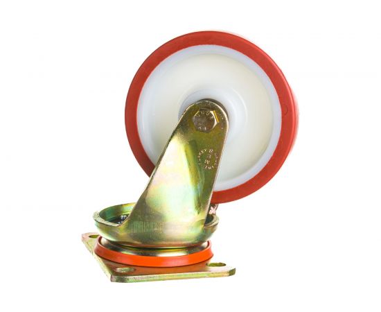 Колесо сверхмощное полиуретановое поворотное 150 мм MFK-TORG ED01-ZBP-150 