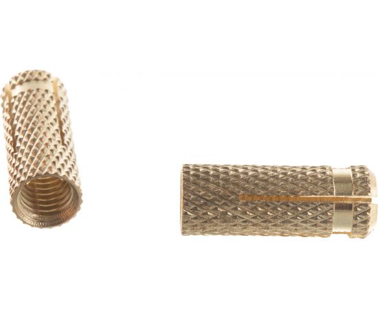 Забиваемый анкер цанга Качественный КРЕПЕЖ М8 латунь 100 шт. 0500039 КЧ 