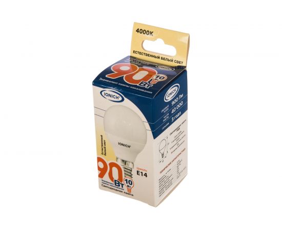 Светодиодная лампа IONICH декоративное освещение ILED-SMD2835-P45-10-900-230-4-E14 1556 