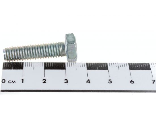 Болт Стройметиз полная резьба DIN933 М8х30, класс прочности 5.8, цинк 60 шт. 3011638 