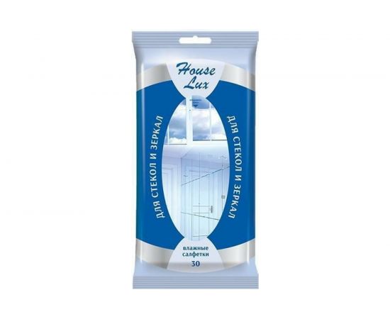 Влажные салфетки для стекол и зеркал МУЛЬТИДОМ №30 House Lux 48022 