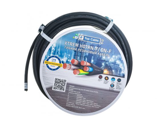 Силовой гибкий кабель H07RN-F 3x2,5 Top Cable XTREM 50 метров 3003002MR50RU – изображение 2
