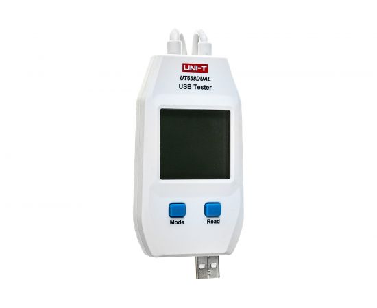 USB-тестеризмерение напряжения, тока, емкости электроэнергии UNI-T UT658DUAL 00-00004331 – изображение 2