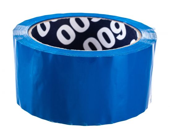 Упаковочная клейкая лента UNIBOB 600 синяя 48 мм х 66 м 214934 – изображение 2