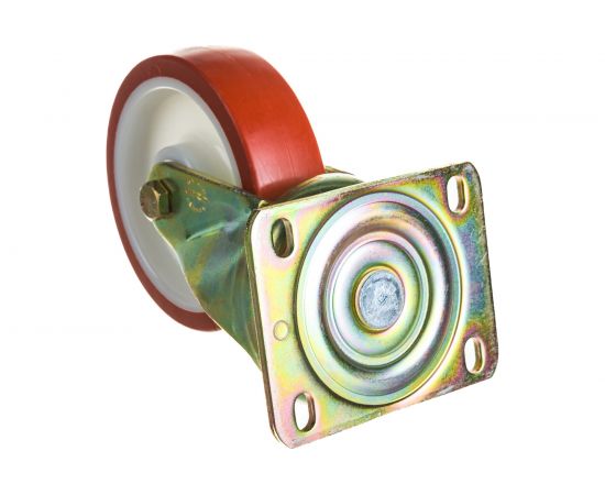 Колесо сверхмощное полиуретановое поворотное 150 мм MFK-TORG ED01-ZBP-150 – изображение 2