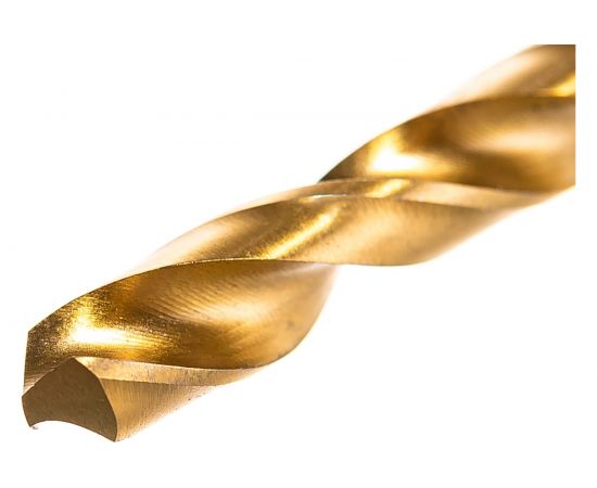 Сверло по металлу Туламаш цилиндрический хвостовик 6 мм А1 Р9 нитрид титана ТМ 55289 – изображение 2