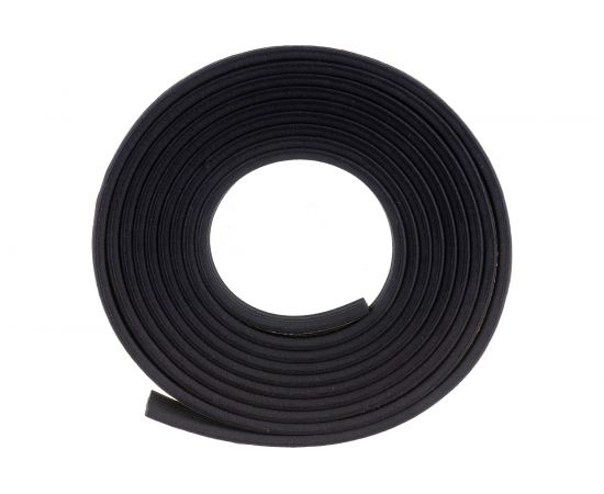 Самоклеящийся уплотнитель для дверей и окон ТДВ Е профиль, 9х4 мм, черный 1502010 – изображение 2