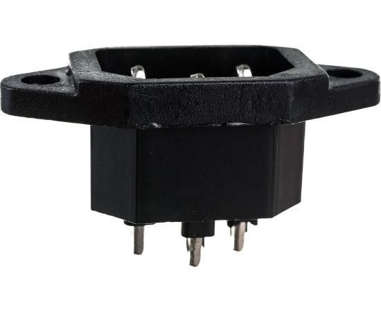 Сетевой штекер REXANT 3 pin 10А на корпус 25 шт 11-0001 – изображение 3