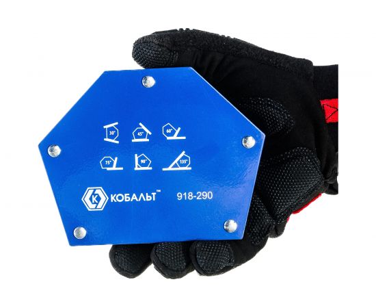 Угольник магнитный многопозиционный (145х110 мм; 6 углов; до 34 кг) КОБАЛЬТ 918-290 – изображение 3