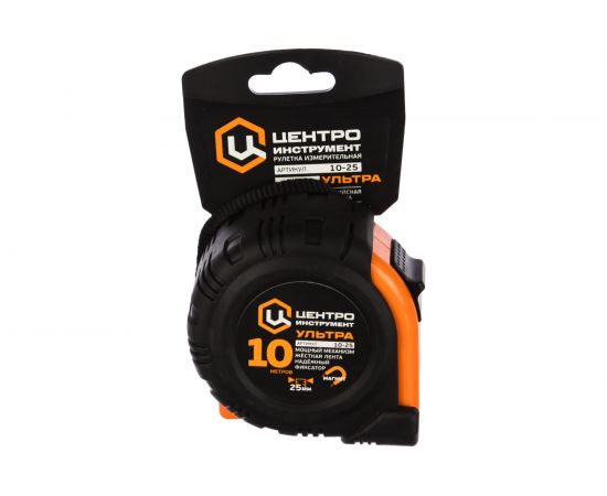 Магнитная рулетка, 10мх25мм Центроинструмент ULTRA – изображение 3