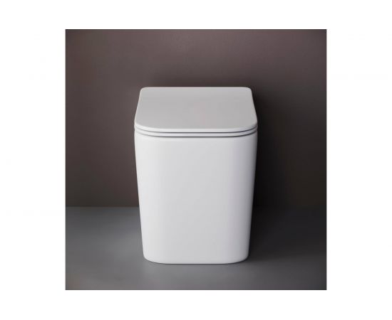 Напольная пристенная чаша унитаза Ceramica Nova CUBIC Rimless CN1803-B – изображение 3