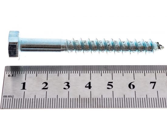 Шуруп глухарь с шестигранной головкой Метизный двор 8,0x70, 50 шт. 4607159063854 – изображение 3