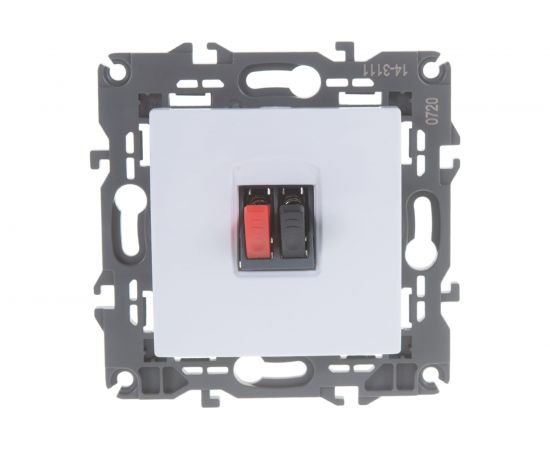 Аудиорозетка ЭРА Elegance IP20, белый 14-3111-01 Б0034320 – изображение 3