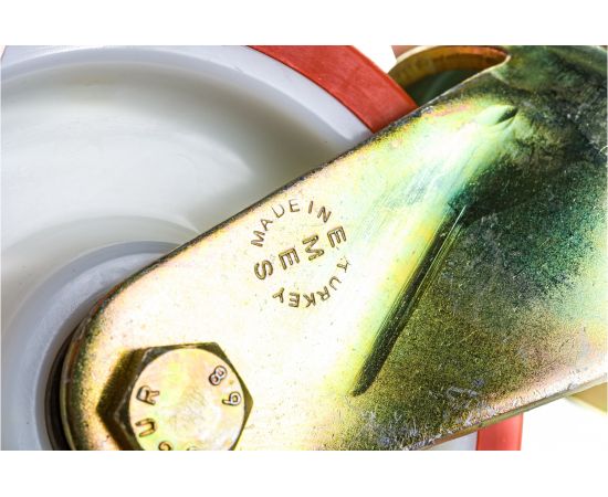 Колесо сверхмощное полиуретановое поворотное 150 мм MFK-TORG ED01-ZBP-150 – изображение 3