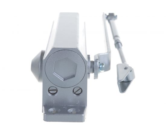 Дверной доводчик Trodos TD-120 с фиксацией 90 серебро 272050 – изображение 3