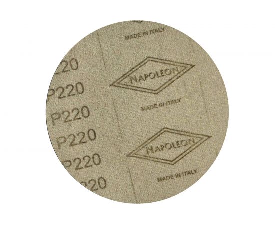 Круг шлифовальный на липучке PAPER GOLD (5 шт; 125 мм; без отверстий; P220) NAPOLEON npg5-125-0-220 – изображение 3