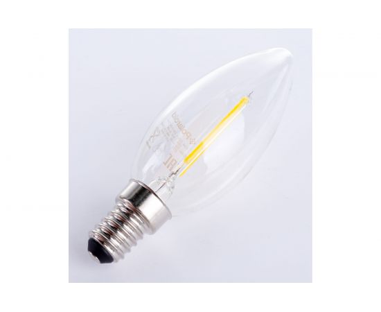 Светодиодная лампа Polaroid 220V C37 FIL 2,2W 3000K E14 250lm PL-C37F2143 – изображение 3