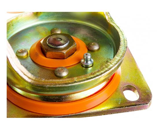 Колесо сверхмощное полиуретановое поворотное 150 мм MFK-TORG ED01-ZBP-150 – изображение 4