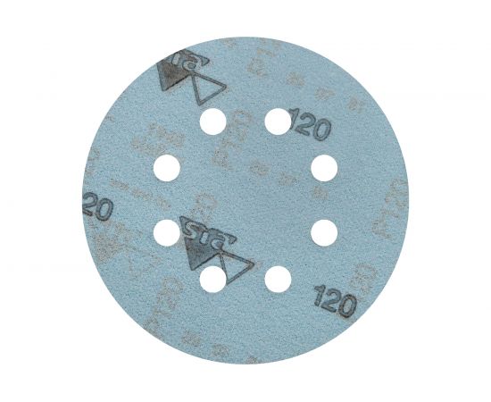 Круг шлифовальный на липучке siaflex 1948 (50 шт; 125 мм; 8 отверстий; P120) sia Abrasives sf50-125-8-120 – изображение 4