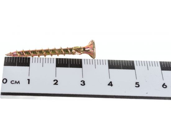 Конструкционный шуруп ЕВРОПАРТНЕР для дерева с фрезой потай ж/п Torx 20, 4.0х35 25шт T2 0649 1 – изображение 4