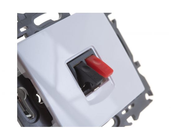 Аудиорозетка ЭРА Elegance IP20, белый 14-3111-01 Б0034320 – изображение 5