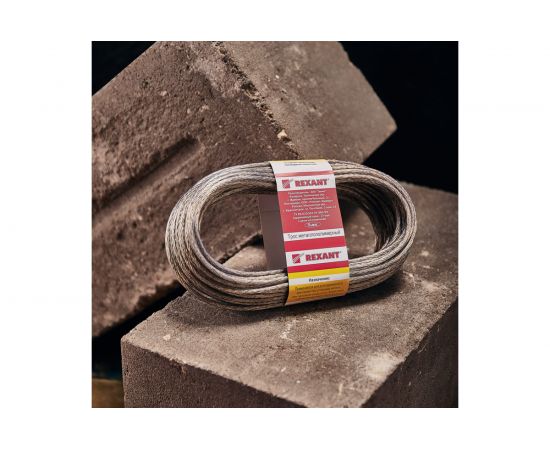 Стальной трос в ПВХ оплетке REXANT d=4,0 мм, прозрачный 09-5140 – изображение 5