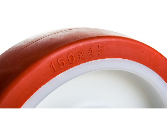 Колесо сверхмощное полиуретановое поворотное 150 мм MFK-TORG ED01-ZBP-150 – изображение 5