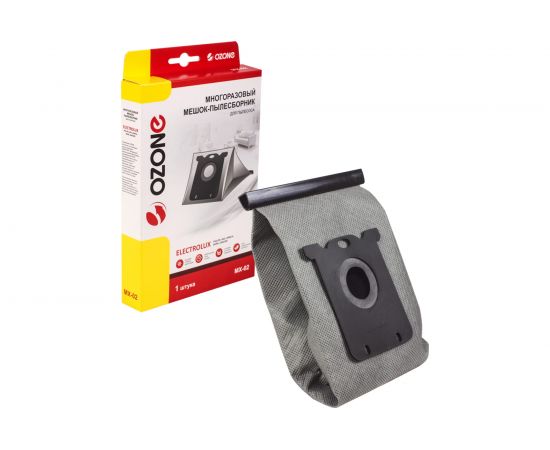 Мешок-пылесборник оригинальный синтетический многократного использования OZONE multiplex (1 шт.) Electolux S-Bag, E-1 MX-02 