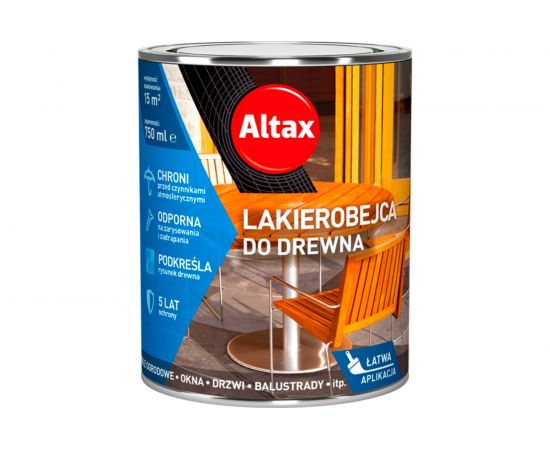 Лак-морилка ALTAX LAKIEROBEJCA тик, 750 мл 50030-14-000075 