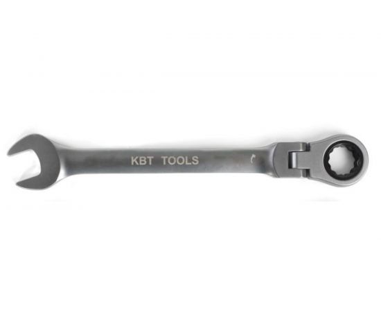 Гаечный трещоточный ключ с шарниром КВТ 17 мм 79198 