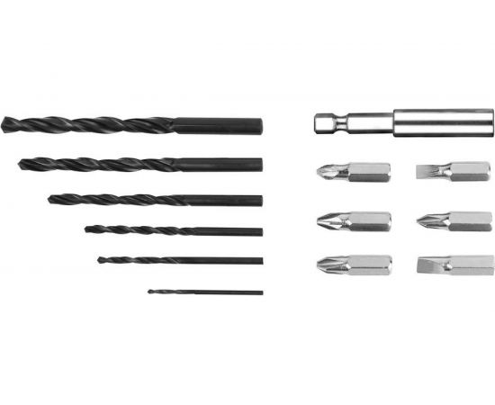 Набор сверл и бит универсальный с удлинителем DS13-1 13 предметов DEKO 065-0546 