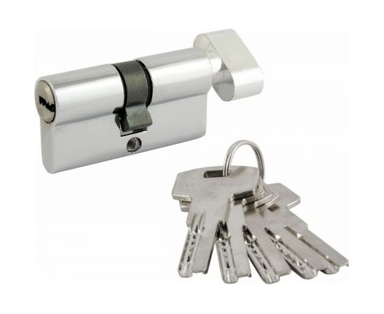 Цилиндровый механизм НОРА-М ЕСО Z ЛПВ-60 30-30 хром Х 16103 