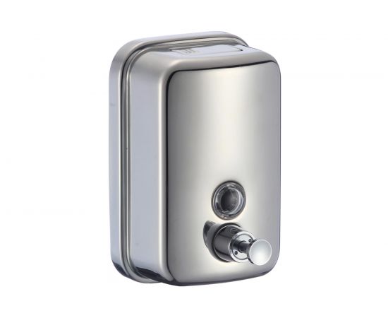 Дозатор для жидкого мыла 0.8 л. Savol глянцевый, нержавеющая сталь S-00402 