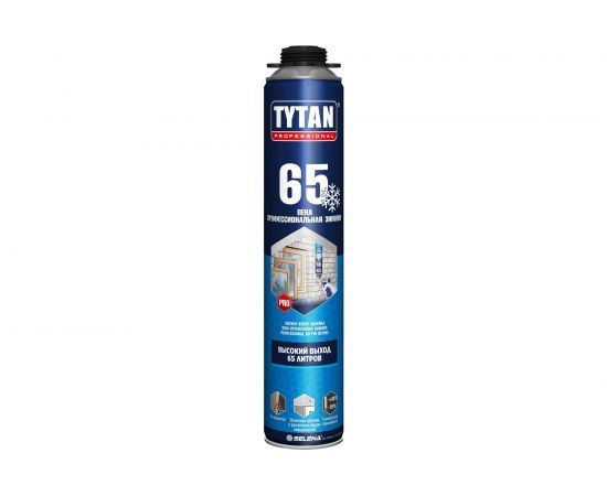 Профессиональная зимняя пена TYTAN PROFESSIONAL 65 O2, темп.-20, зимняя 750мл 96443 